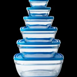 Duralex Professionnels De La Restauration|Kits>Freshbox - 6 Boites de conservation carrées multi-tailles