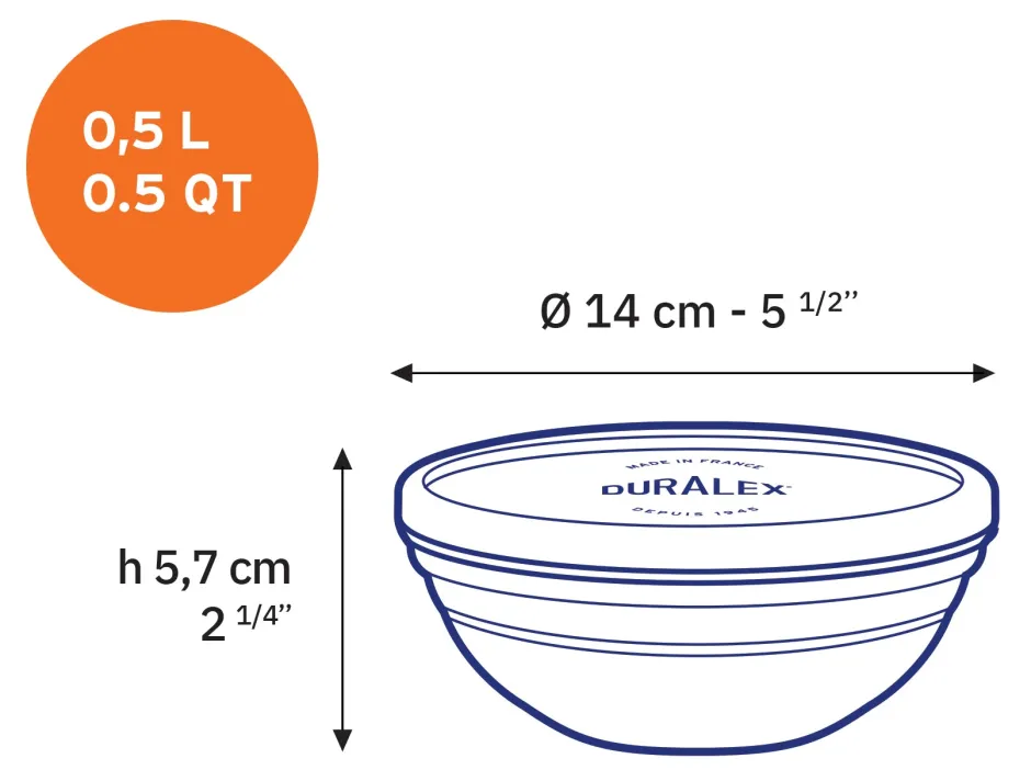Duralex Professionnels De La Restauration|Kits>Freshbox - 3 boites de conservation rondes multi-tailles