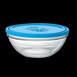 Duralex Boîtes Rondes>Freshbox - Boite de conservation ronde couvercle bleu 2,4L
