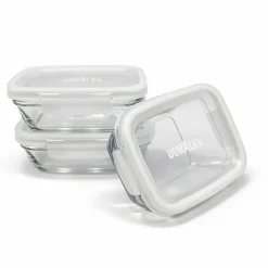 Duralex Professionnels De La Restauration|Boîtes Rectangulaires>Freshbox - Boite de conservation à ailette couvercle blanc 1.1L