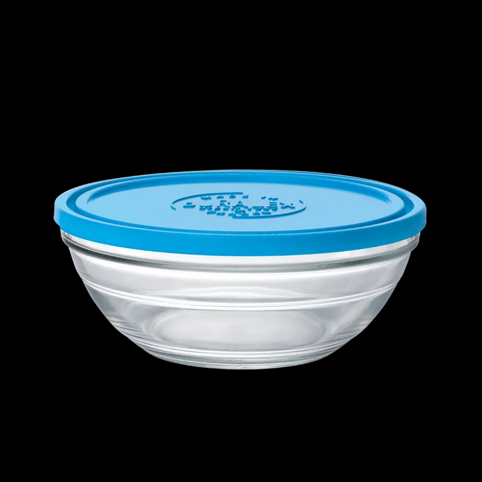 Duralex Professionnels De La Restauration|Boîtes Rondes>Freshbox - Boite de conservation ronde couvercle bleu 1,59L