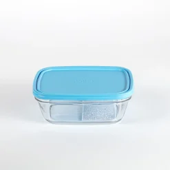 Duralex Professionnels De La Restauration|Boîtes Rectangulaires>Freshbox - Boite de conservation rectangulaire couvercle bleu 1,65L