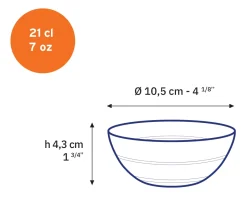 Duralex Professionnels De La Restauration|Coupelles>Le Gigogne - Coupelle en verre transparent 10,5cm - 21cl