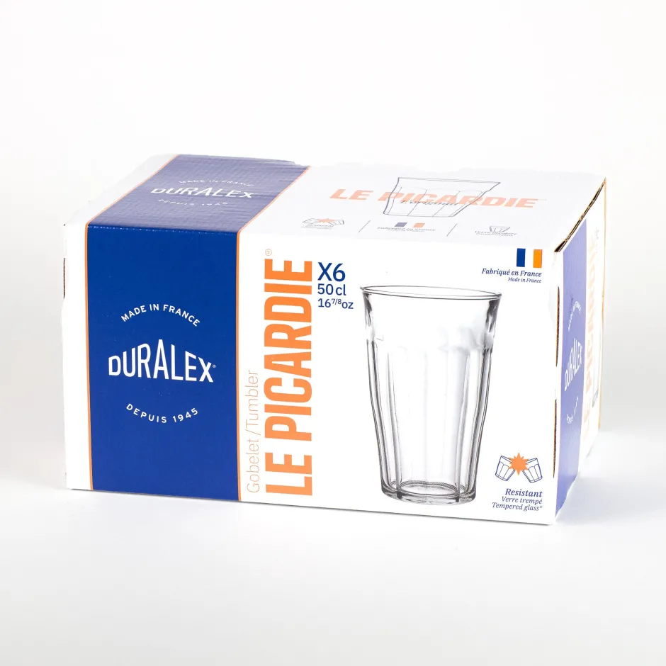 Duralex Professionnels De La Restauration|Verres À Bière>Le Picardie - Verre à eau - Transparent 50cl