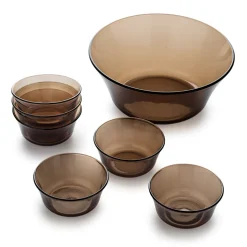 Duralex Kits|Coupelles>Lys - Saladier (2.2L) et petites coupelles de service (25cl) / Sepia