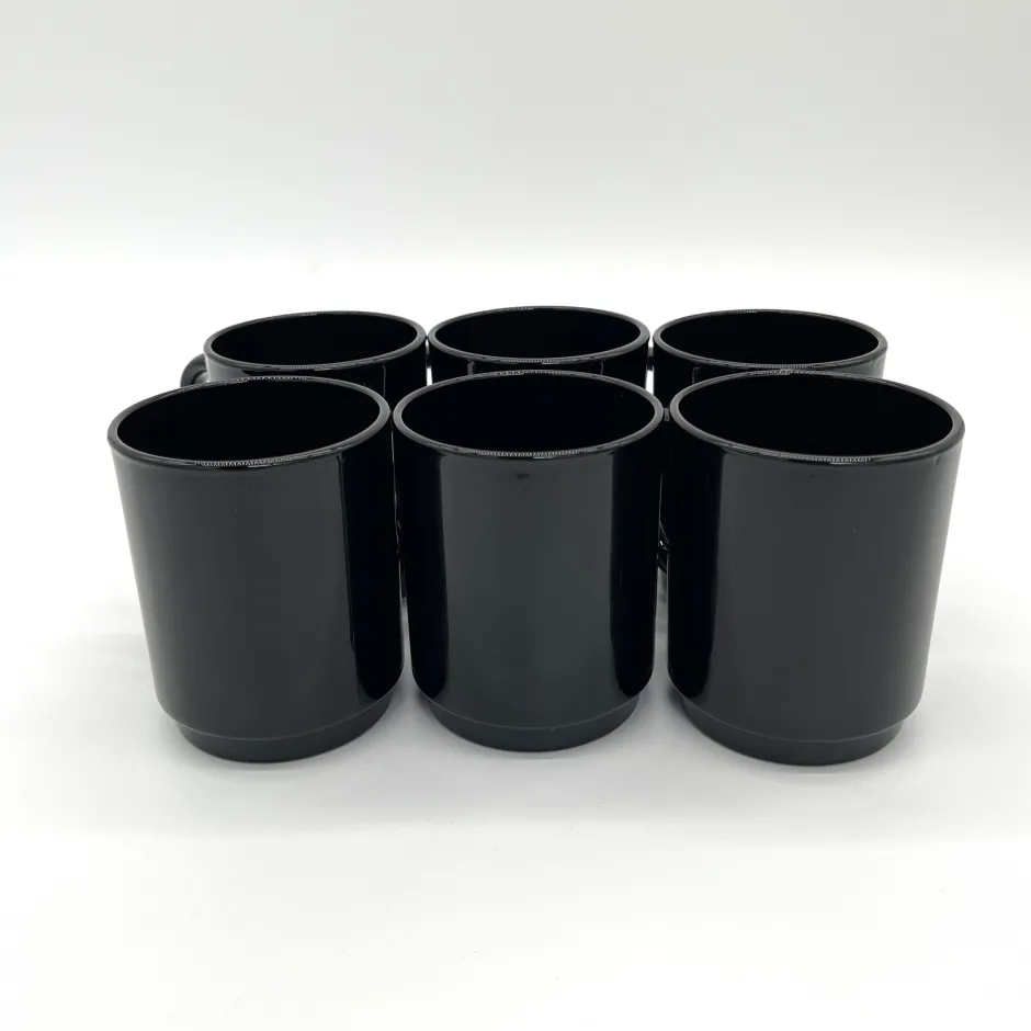 Duralex Professionnels De La Restauration|Mugs>Versailles - Mug en verre Noir 26 cl