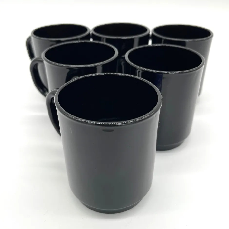 Duralex Professionnels De La Restauration|Mugs>Versailles - Mug en verre Noir 26 cl