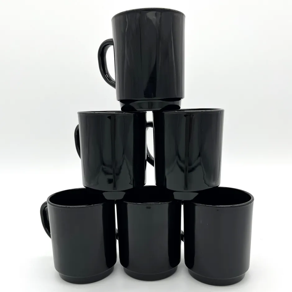 Duralex Professionnels De La Restauration|Mugs>Versailles - Mug en verre Noir 26 cl