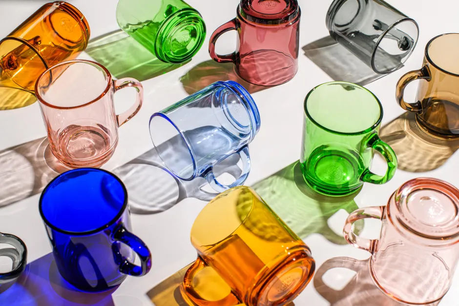 Duralex Professionnels De La Restauration|Mugs>Versailles - Mug en verre Rose 26 cl