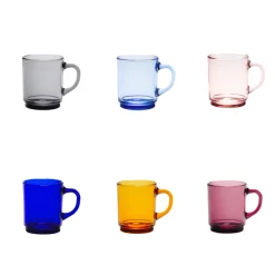 Duralex Professionnels De La Restauration|Tasses>Versailles - Tasse 26cl - Panaché 6 couleurs